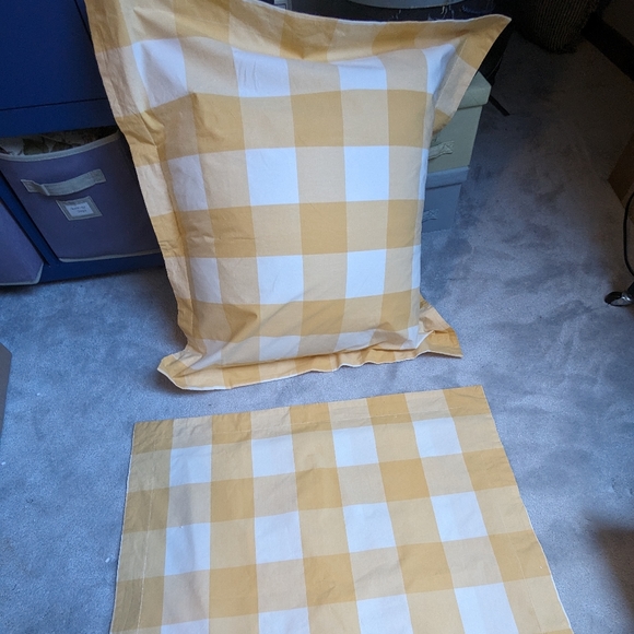 Ballard Design Gwyneth Buffalo Check Euro Sham - Picture 2 of 6